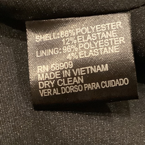 NEW Alex Marie Dress Size 14 Black VNeck Sleeveless Poetic Elegance Grommets - Picture 12 of 12